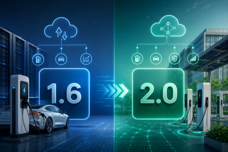 EV charging upgrade infographic concept