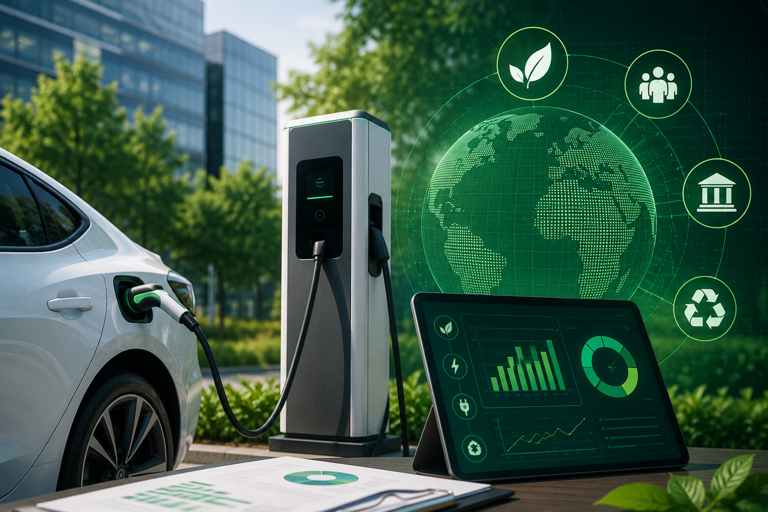 Sustainable energy and EV charging future